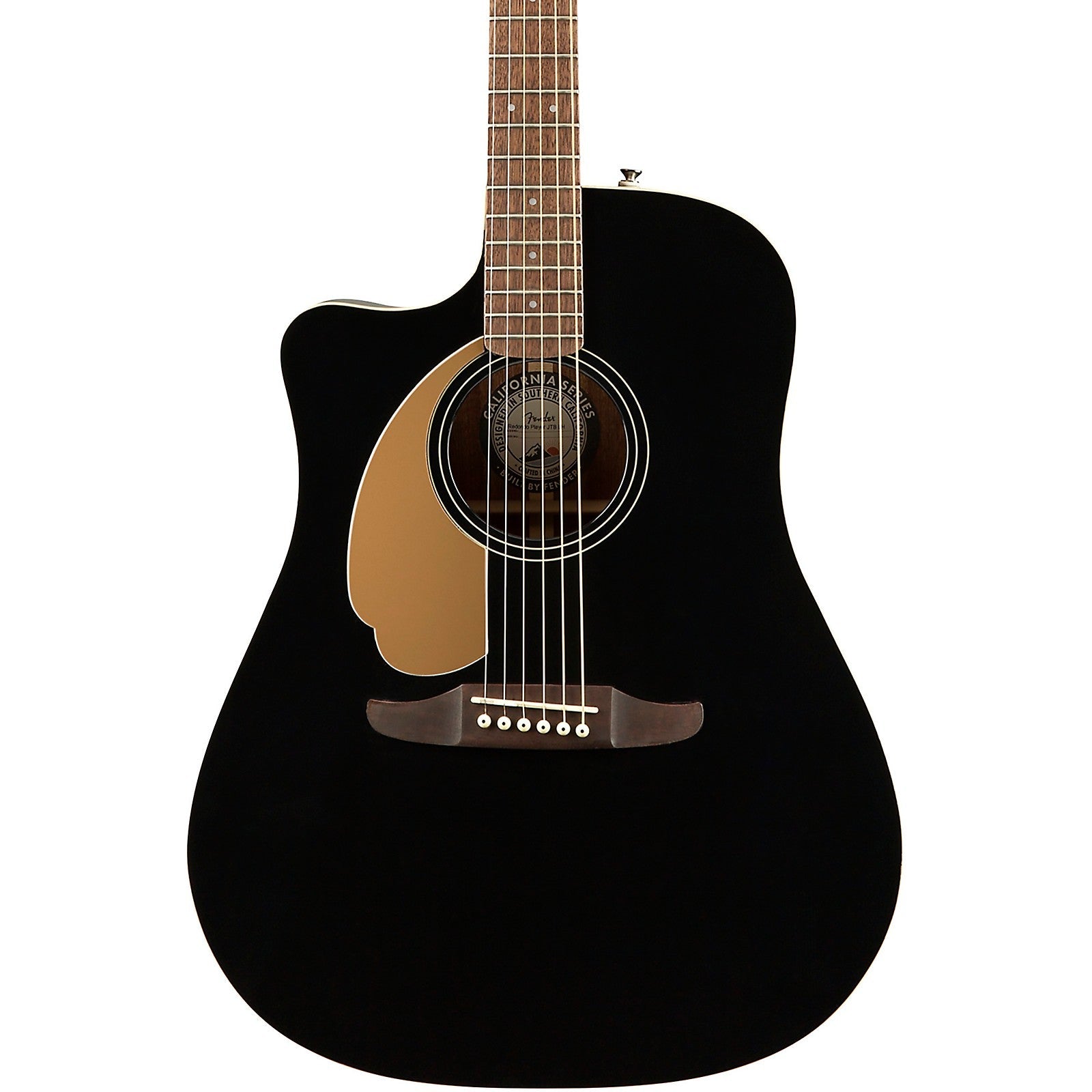 Fender California Redondo Player Left-Handed Acoustic Guitar, Jetty Black |  FENDER |  ACOUSTIC GUITAR |  Zoso Music