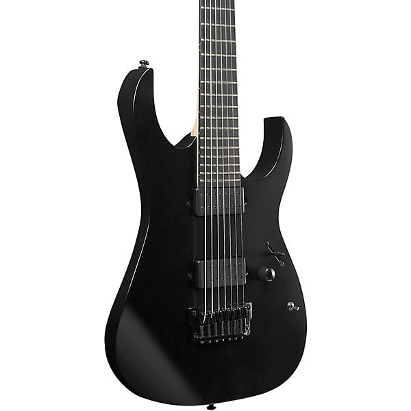 Ibanez Iron Label RGIXL7 Electric Guitar - Black Flat |  IBANEZ |  ELECTRIC GUITAR |  Zoso Music