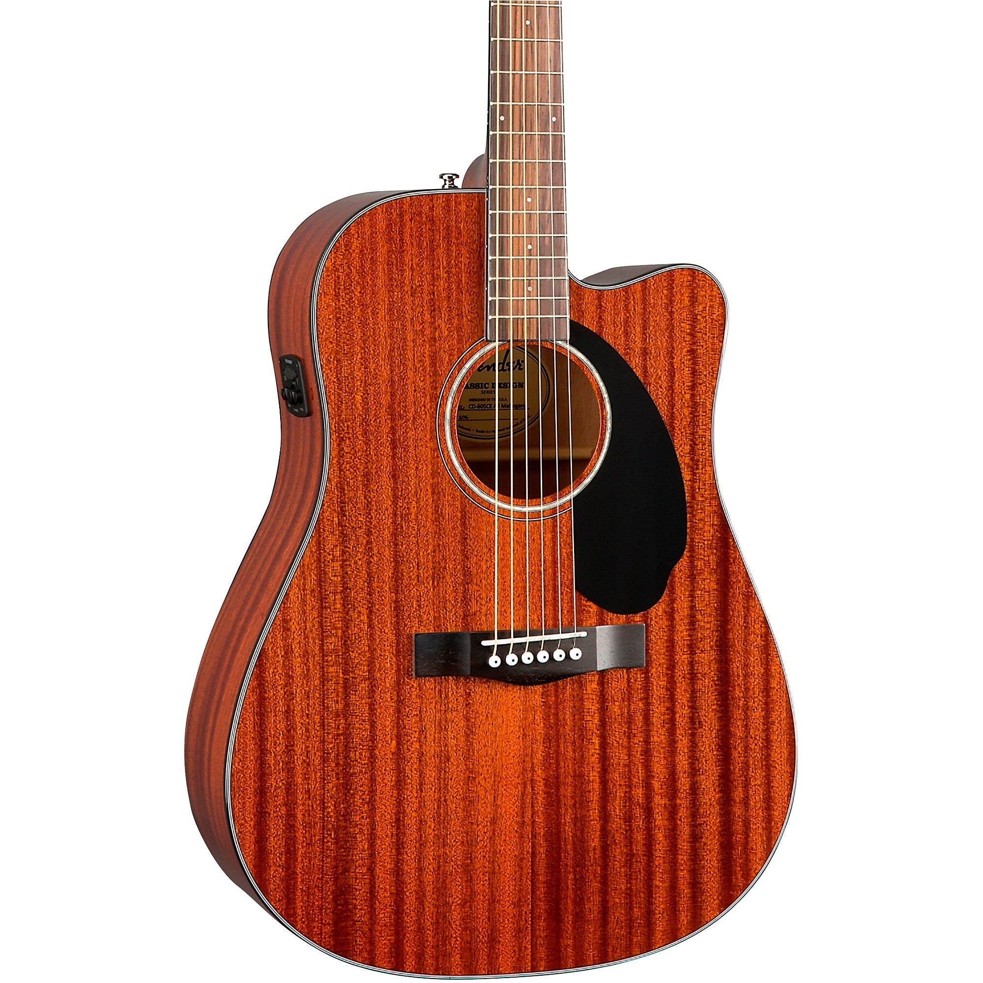 Fender CD-60SCE Dreadnought Acoustic Guitar, Walnut FB, All Mahogany |  FENDER |  ACOUSTIC GUITAR |  Zoso Music