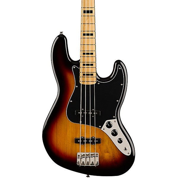 Squier Classic Vibe 70s Jazz Bass Guitar, Maple Fb, 3-tone Sunburst