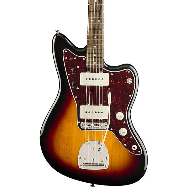 Squier Classic Vibe 60s Jazzmaster Electric Guitar, Laurel FB, 3-Tone Sunburst