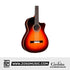 Cordoba Fusion Orchestra CE Tear Drop Burst - Solid Canadian Cedar Top, Rosewood Back & Sides with Pickup | Zoso Music Sdn Bhd
