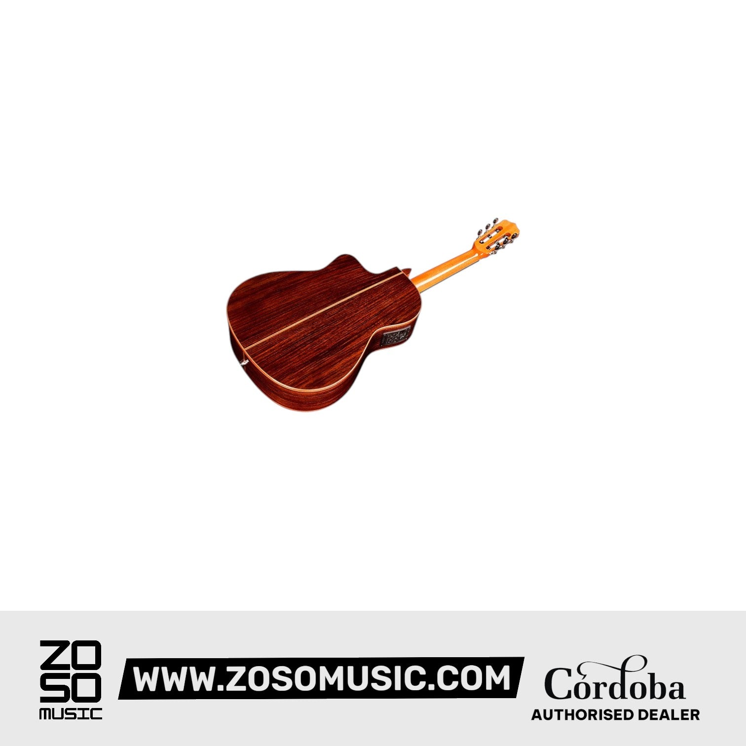 Cordoba Fusion Orchestra CE Tear Drop Burst - Solid Canadian Cedar Top, Rosewood Back & Sides with Pickup |  CORDOBA |  ACOUSTIC GUITAR |  Zoso Music