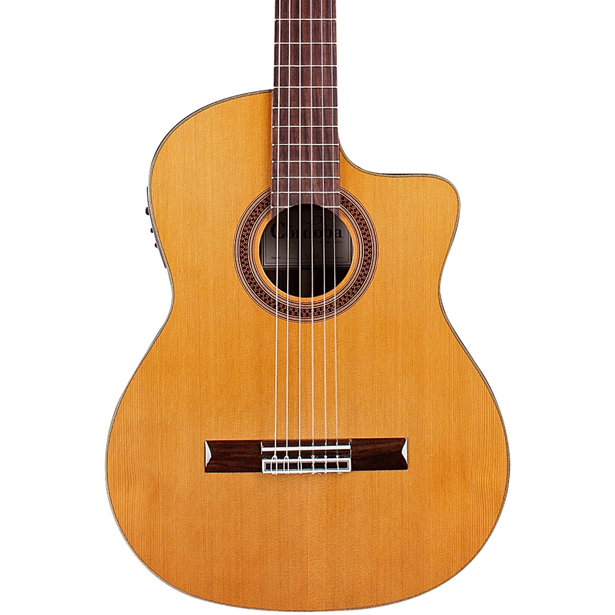 Cordoba C7-CE Cedar - Solid Canadian Cedar Top, Rosewood Back & Sides with Pickup (C7CE)