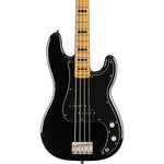Squier Classic Vibe 70s Precision Bass Guitar, Maple FB, Black |  SQUIER BY FENDER |  BASS GUITAR |  Zoso Music