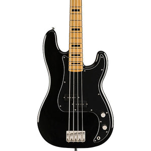 Squier Classic Vibe 70s Precision Bass Guitar, Maple FB, Black |  SQUIER BY FENDER |  BASS GUITAR |  Zoso Music