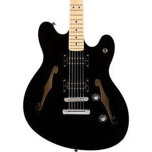 Squier Affinity Series Starcaster Electric Guitar, Maple FB, Black |  SQUIER BY FENDER |  ELECTRIC GUITAR |  Zoso Music