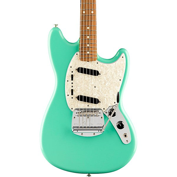 Fender Vintera 60s Mustang Electric Guitar, Pau Ferro FB, Sea Foam Green