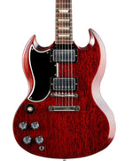 Gibson 1961 Les Paul SG Standard Reissue Stop-Bar VOS Electric Guitar, Cherry Red