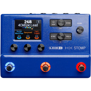 Line 6 HX Stomp Guitar Front View Zoso Music 