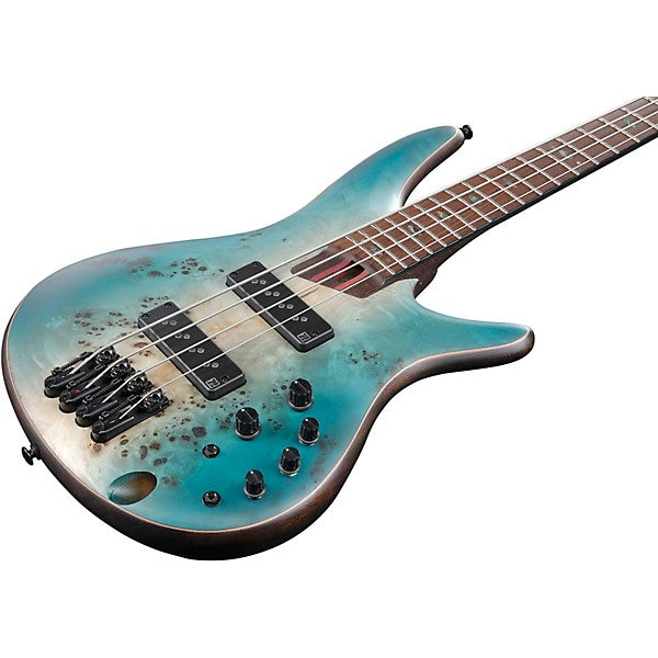 Ibanez Premium SR1600B Bass Guitar - Caribbean Shoreline Flat