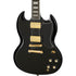Gibson SG Custom 2-Pickup w/ Ebony Fingerboard Gloss Electric Guitar, Ebony |  GIBSON |  ELECTRIC GUITAR |  Zoso Music