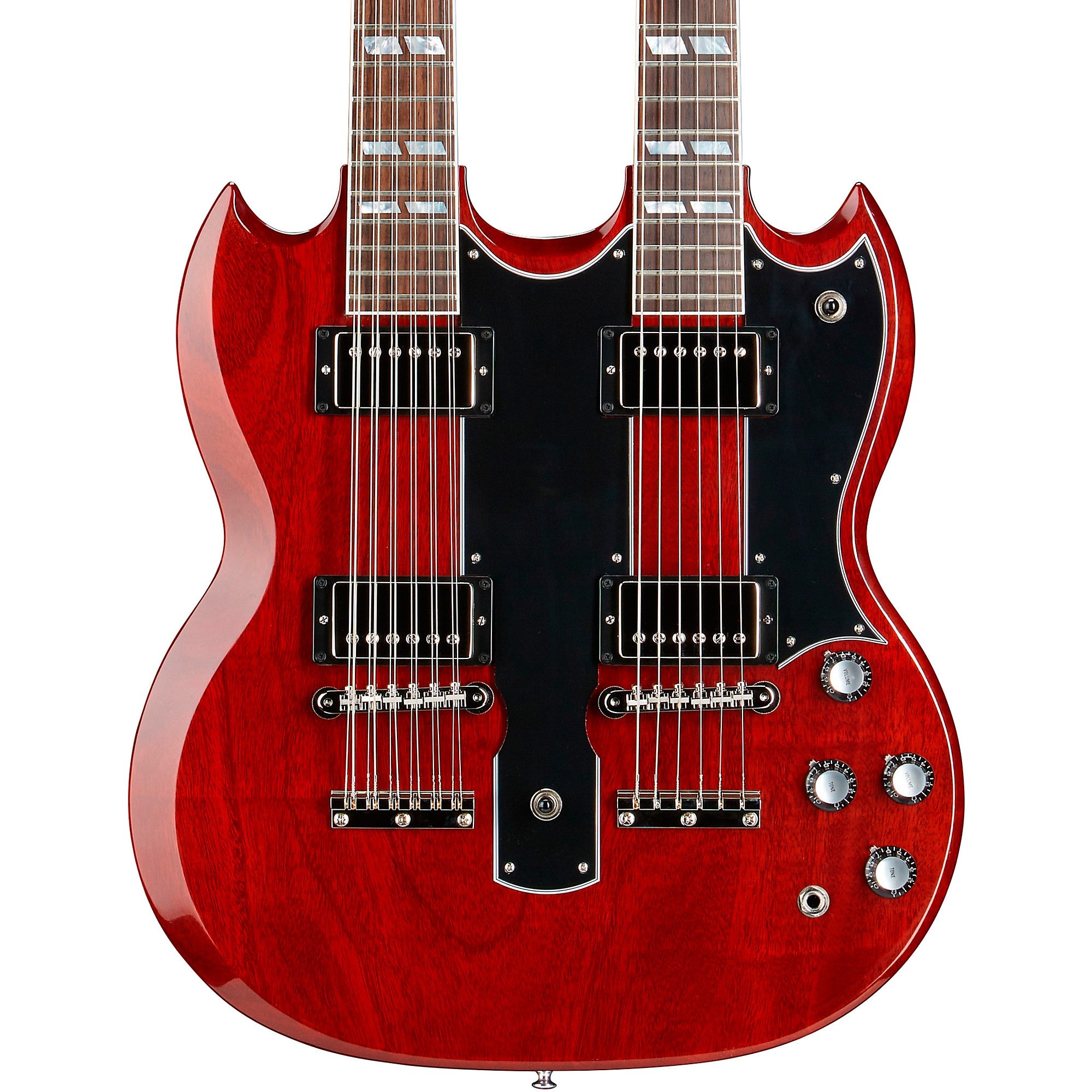 Gibson EDS-1275 Double Neck Electric Guitar, Cherry Red