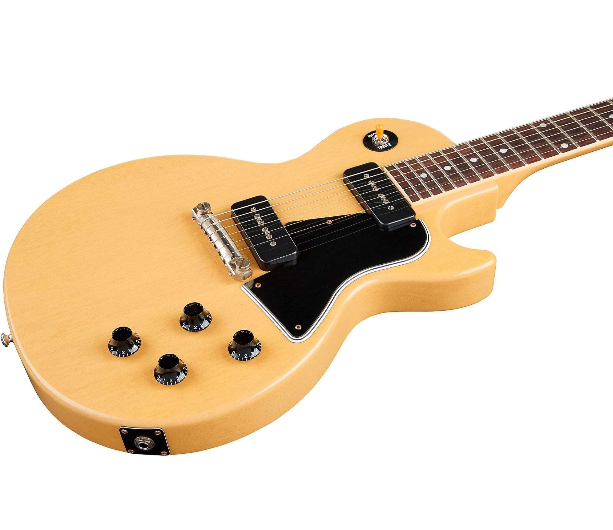 Gibson 1957 Les Paul Special Single Cut Reissue VOS Electric Guitar, TV Yellow (LPSPSC57VOTVNH1)