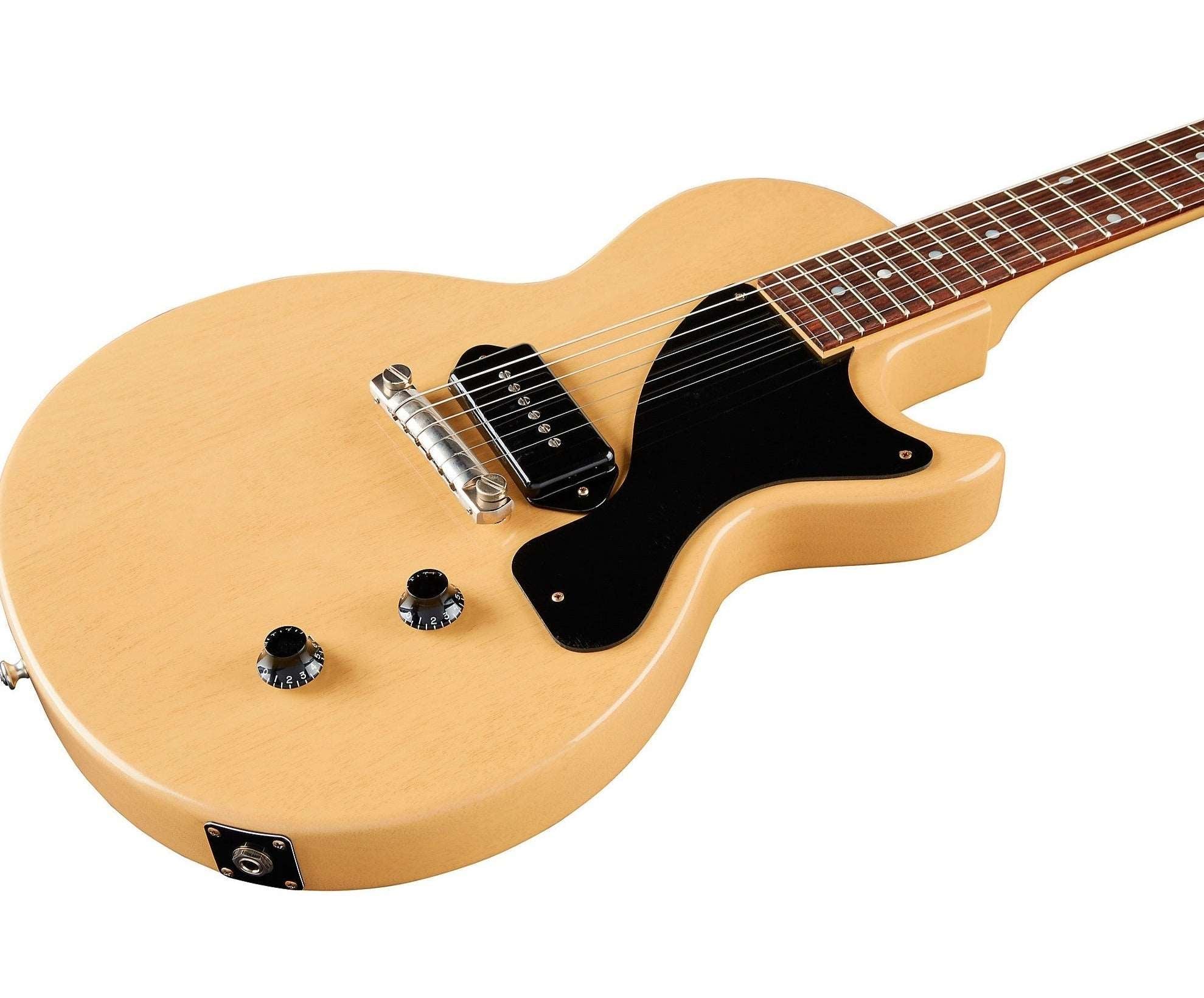 Gibson 1957 Les Paul Junior Single Cut Reissue VOS Electric Guitar, TV Yellow (LPJRSC57VOTVNH1)