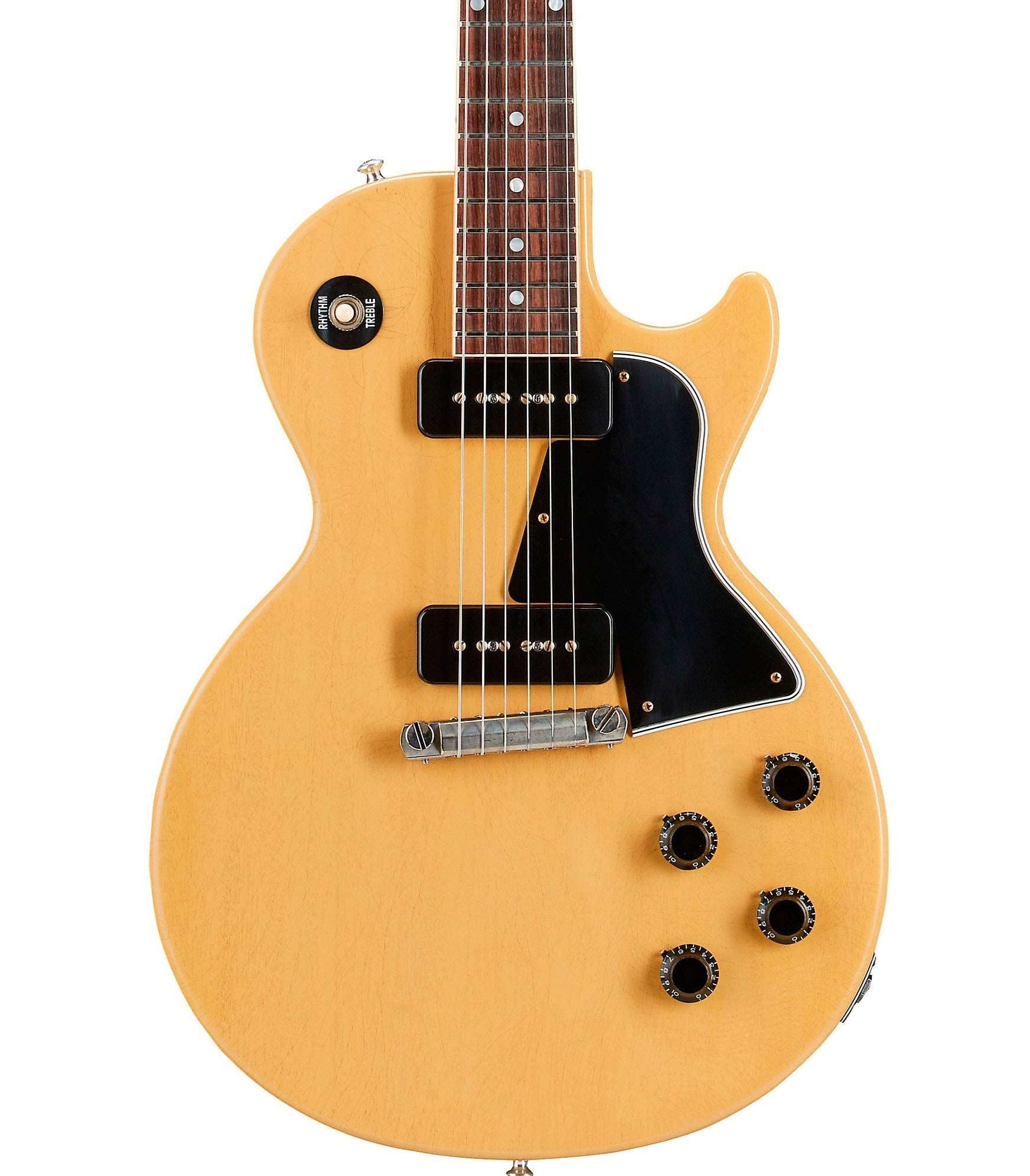 Gibson 1957 Les Paul Special Single Cut Reissue Ultra Light Aged Electric Guitar, TV Yellow (LPSPSC57ULTVNH1)