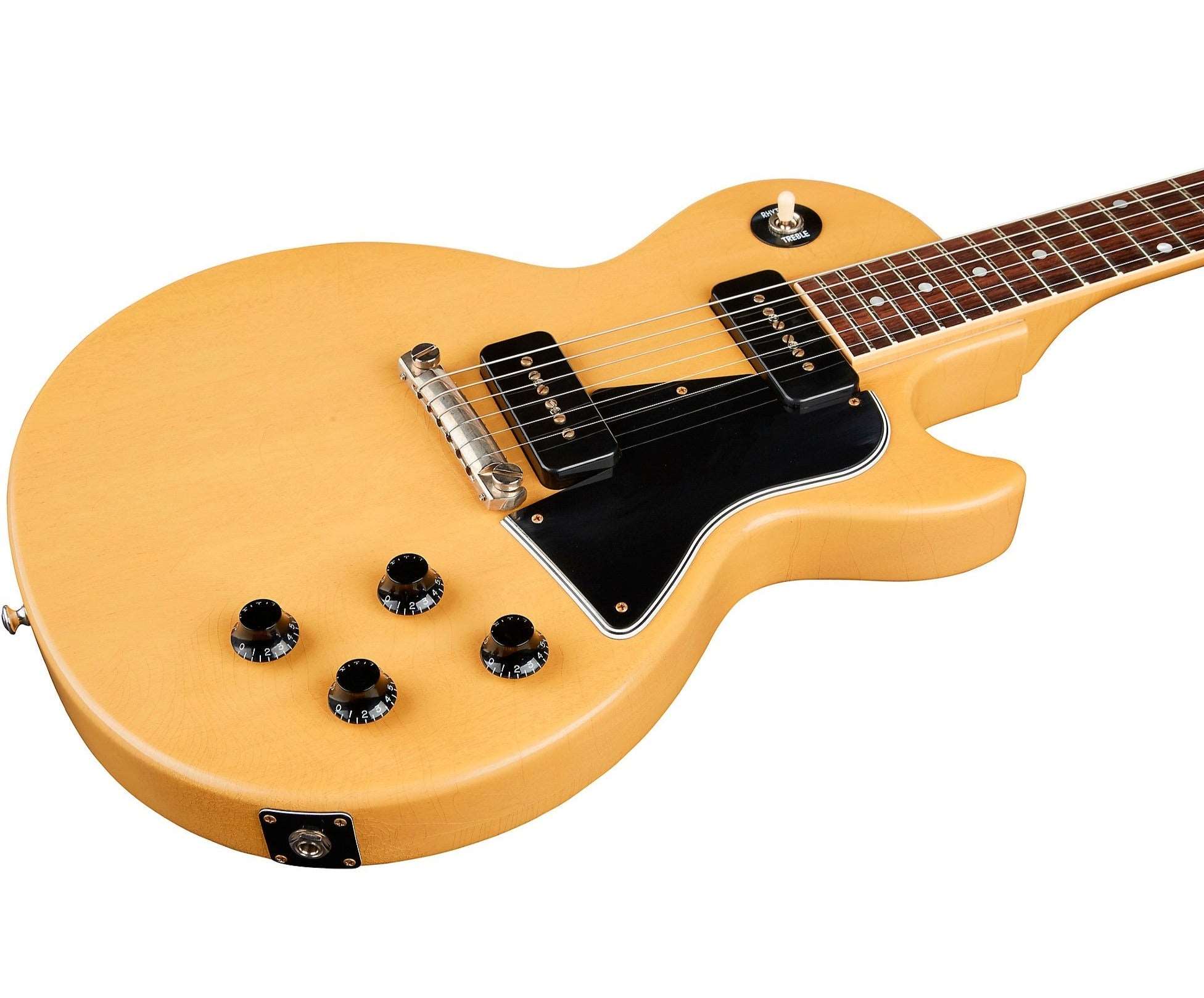 Gibson 1957 Les Paul Special Single Cut Reissue Ultra Light Aged Electric Guitar, TV Yellow (LPSPSC57ULTVNH1)