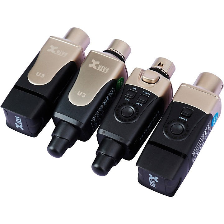 Xvive U3D Stereo XLR Plug-on Wireless System |  XVIVE |  WIRELESS-TRANSMITTER & RECEIVER |  Zoso Music