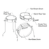 Tama LJK48P Club-JAM Pancake 4-Piece Drum Kit - Hairline Black |  TAMA |  DRUM-ACOUSTIC |  Zoso Music