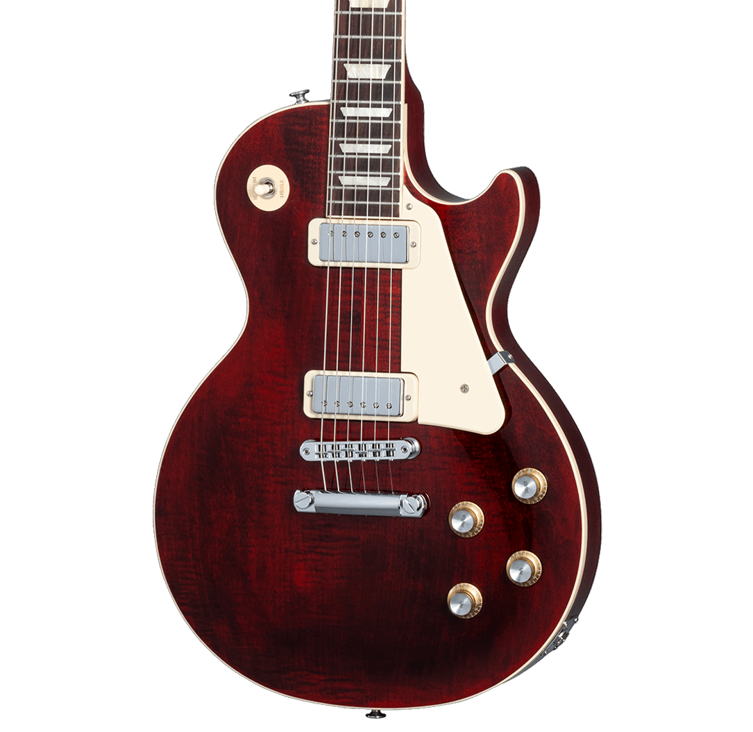Gibson Les Paul Deluxe 70s Electric Guitar - Wine Red | Zoso Music Sdn Bhd