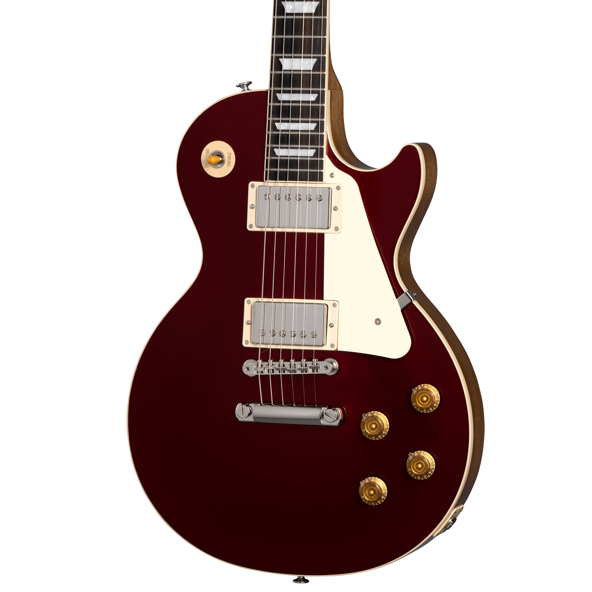 Gibson Les Paul Standard 50s Plain Top Electric Guitar - Sparkling Burgundy | Zoso Music Sdn Bhd