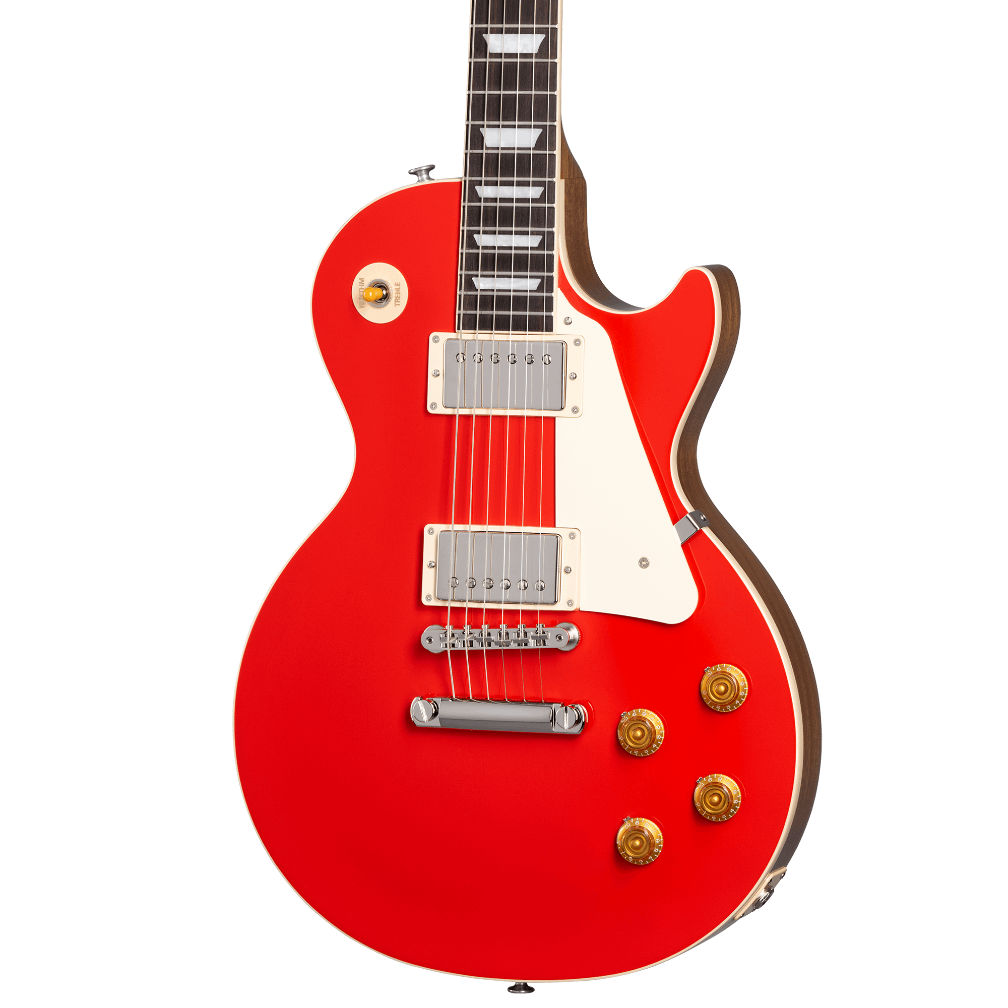Gibson Les Paul Standard 50s Plain Top Electric Guitar - Cardinal Red | Zoso Music Sdn Bhd
