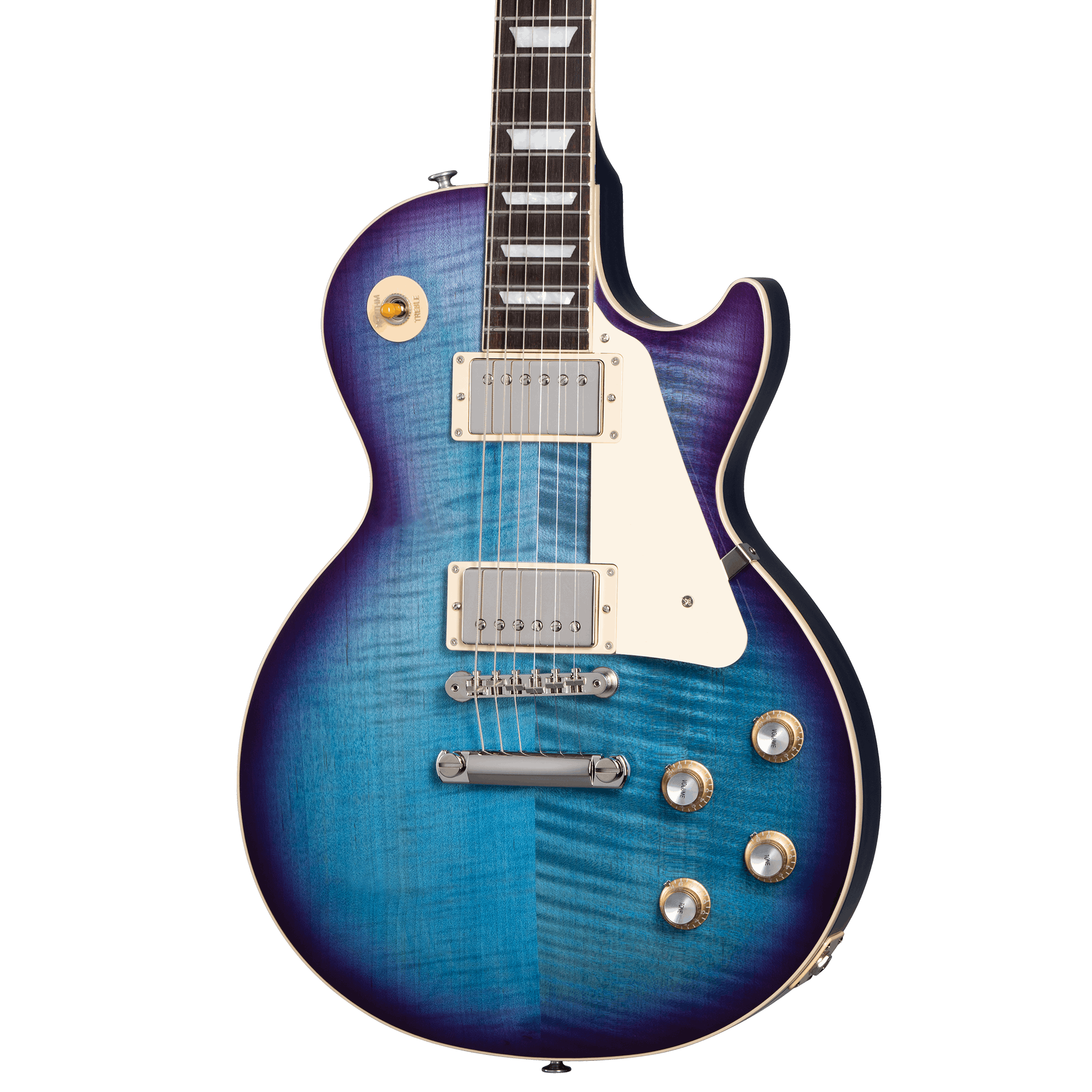 Gibson Les Paul Standard 60s Figured Top Electric Guitar - Blueberry Burst | Zoso Music Sdn Bhd