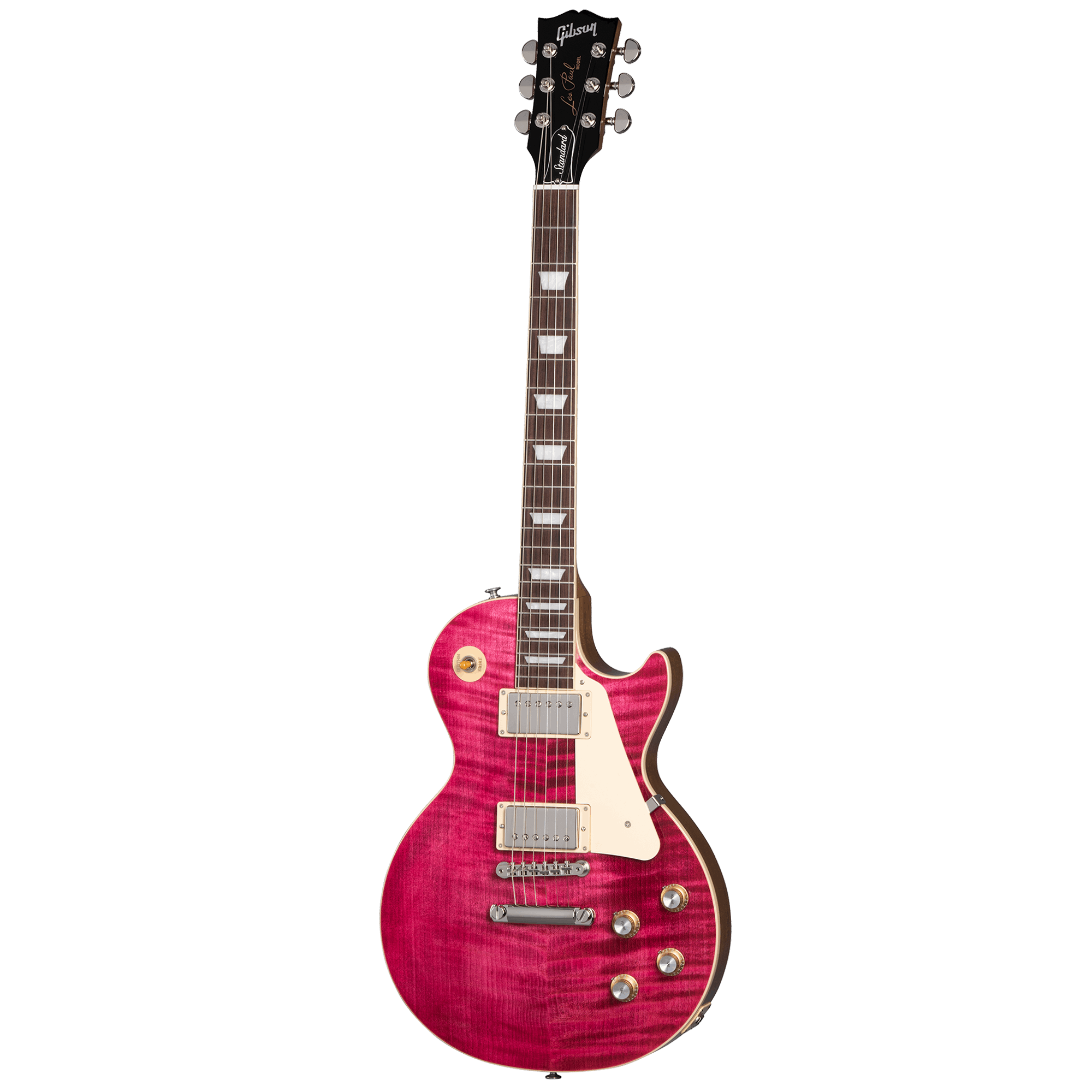 Gibson Les Paul Standard 60s Figured Top Electric Guitar - Trans Fuchsia