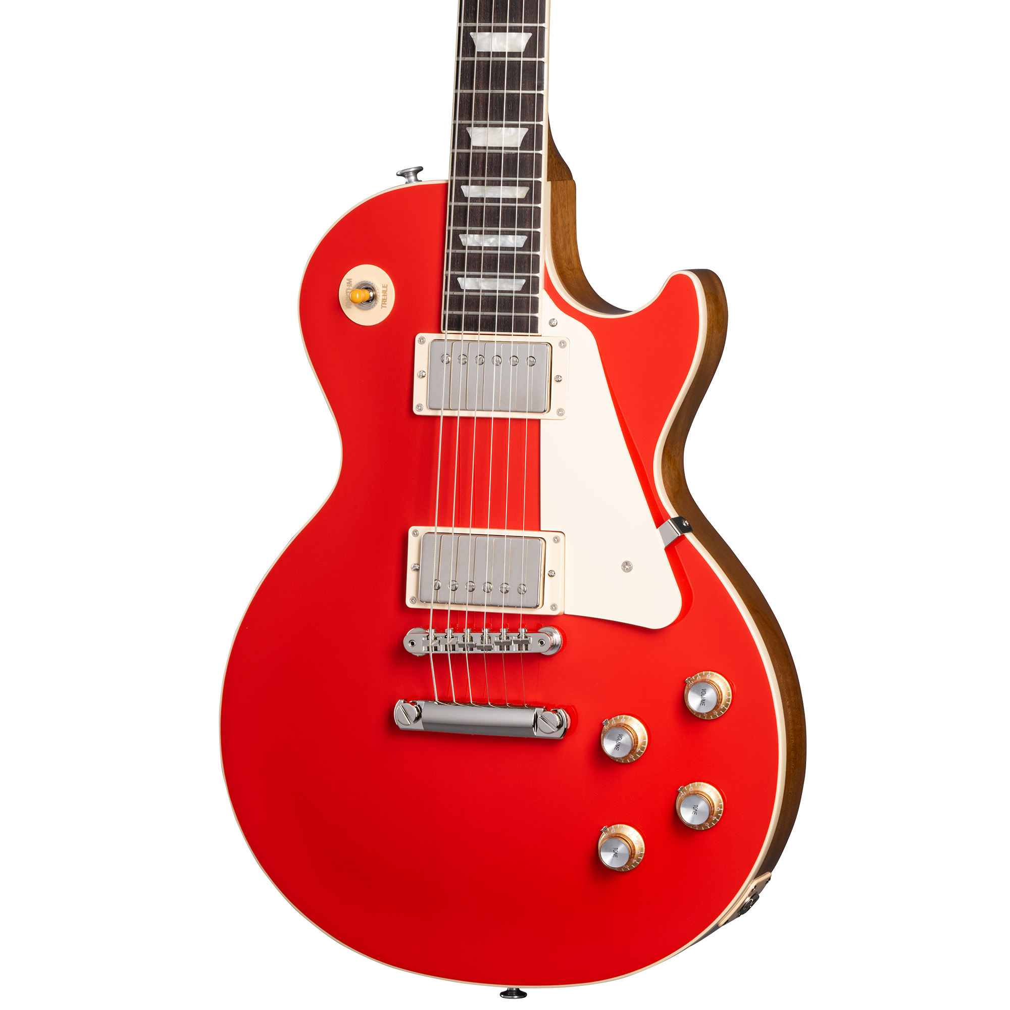 Gibson Les Paul Standard 60s Plain Top Electric Guitar - Cardinal Red | Zoso Music Sdn Bhd