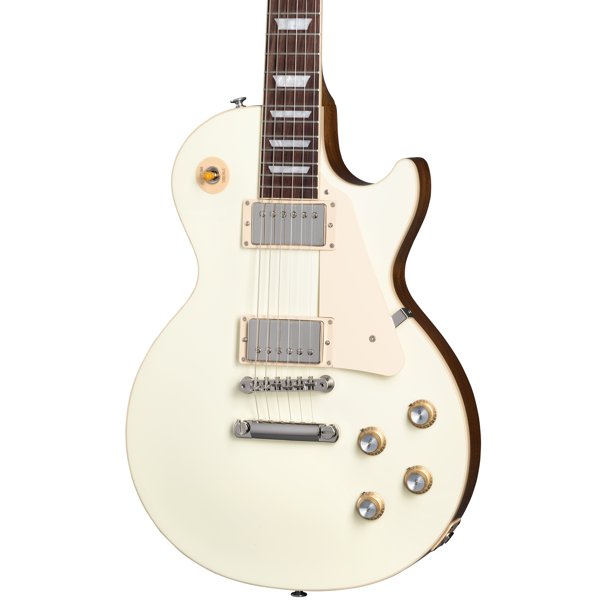 Gibson Les Paul Standard 60s Plain Top Electric Guitar - Classic White | Zoso Music Sdn Bhd
