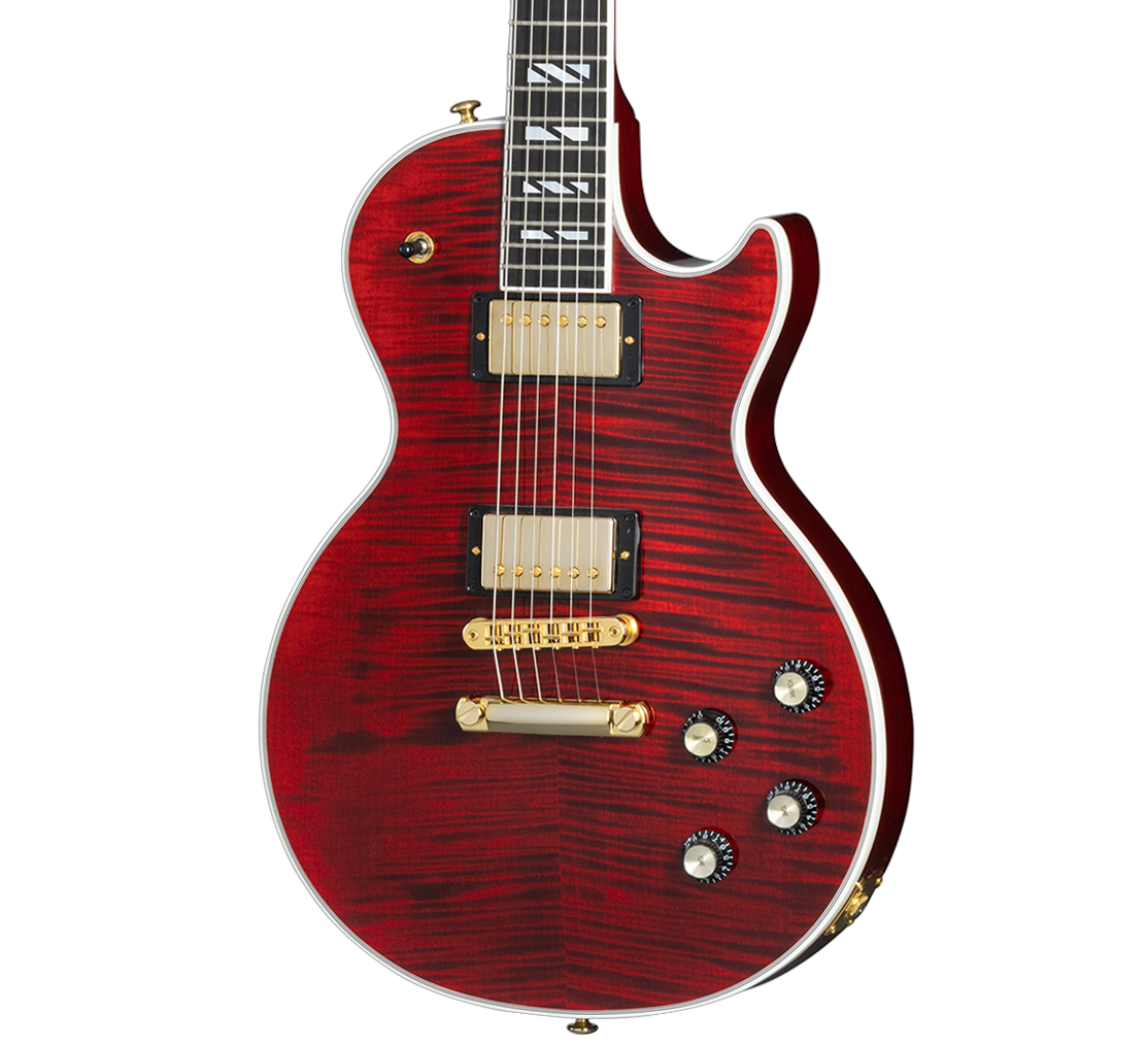 Gibson Les Paul Supreme Electric Guitar - Wine Red | Zoso Music Sdn Bhd