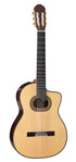 TAKAMINE HIRADE TH-90 CLASSICAL ACOUSTIC-ELECTRIC CUTAWAY NYLON SOLID SPRUCE TOP, CTP3 PREAMP, HARD CASE, MADE IN JAPAN |  TAKAMINE |  ACOUSTIC GUITAR |  Zoso Music