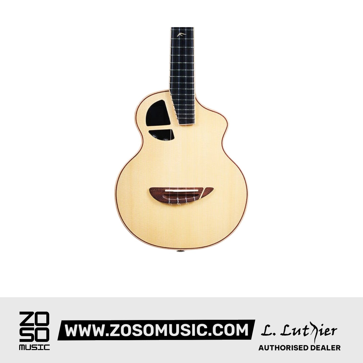 L. Luthier Le Light Rose Concert 23" Ukulele