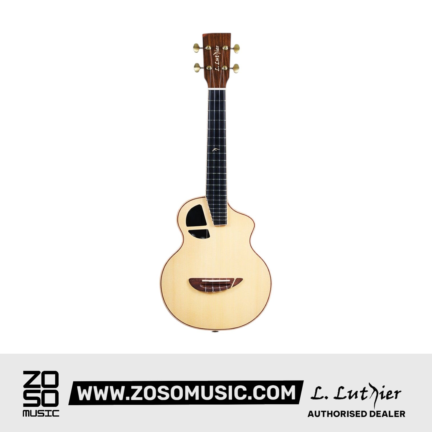 L. Luthier Le Light Rose Concert 23" Ukulele