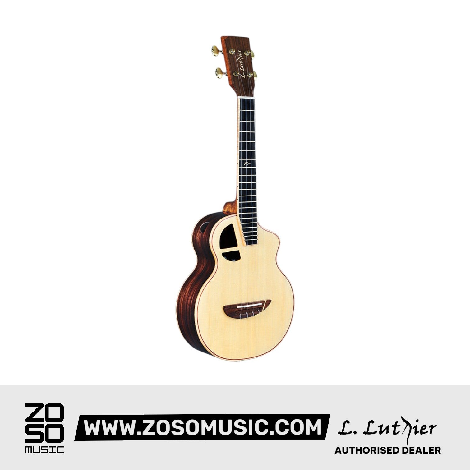 L. Luthier Le Light Rose Concert 23" Ukulele