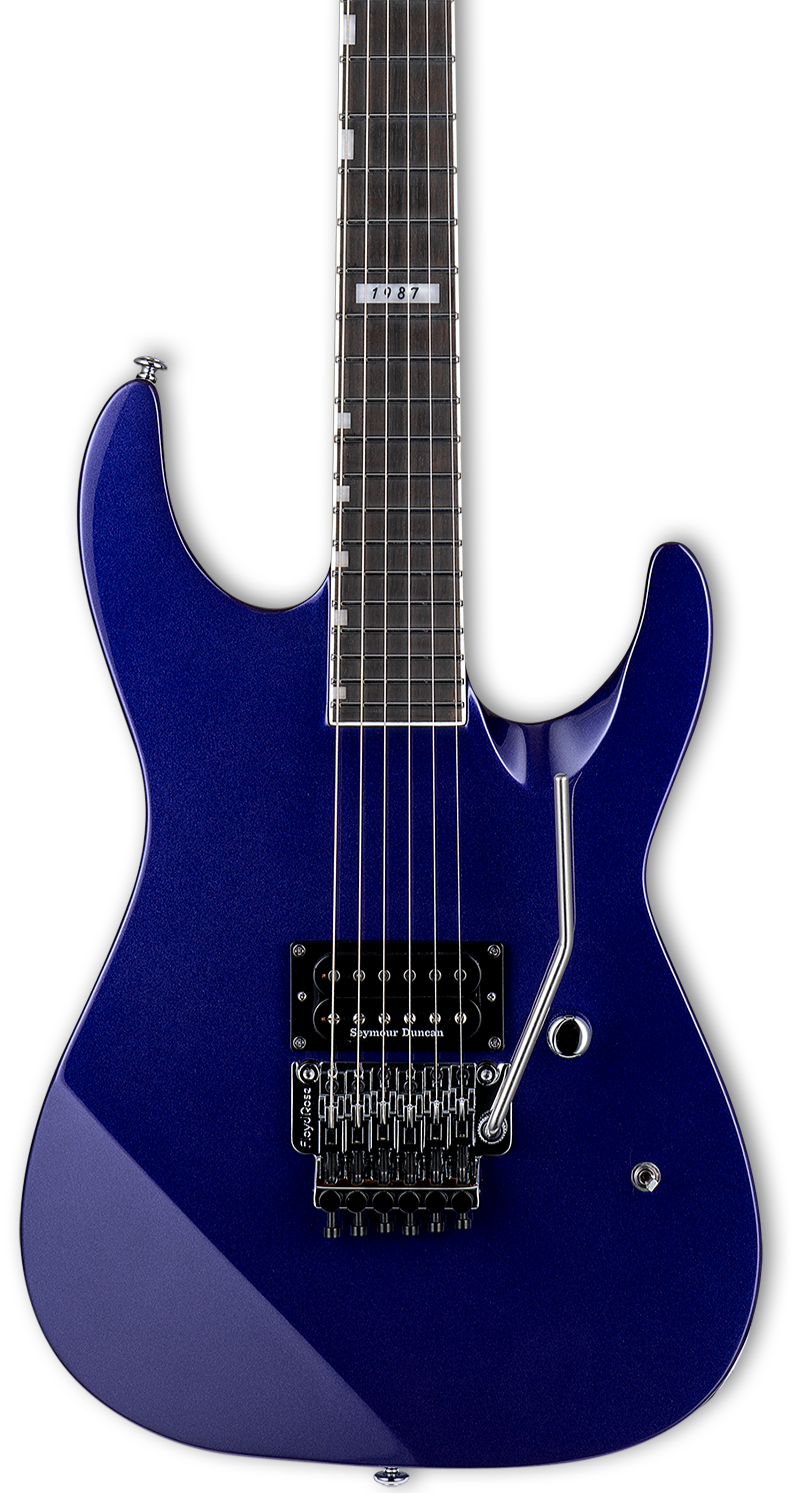 ESP LTD M-1 Custom '87 FR Electric Guitar - Dark Metallic Purple