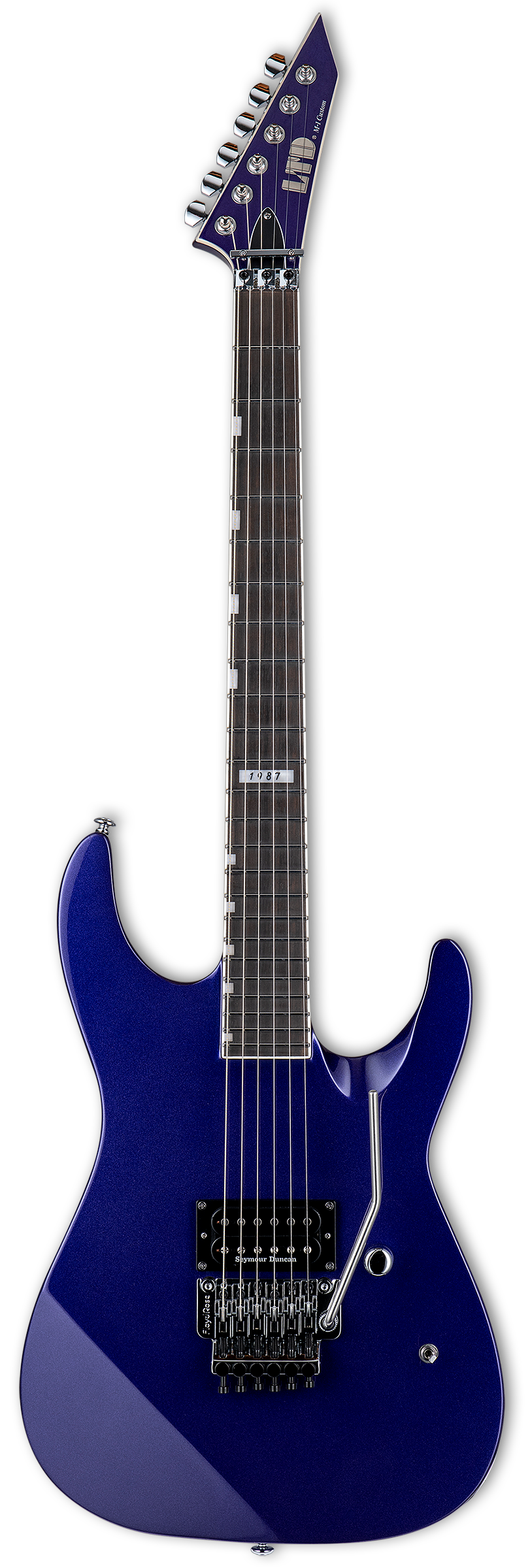 ESP LTD M-1 Custom '87 FR - Dark Metallic Purple Zoso Music