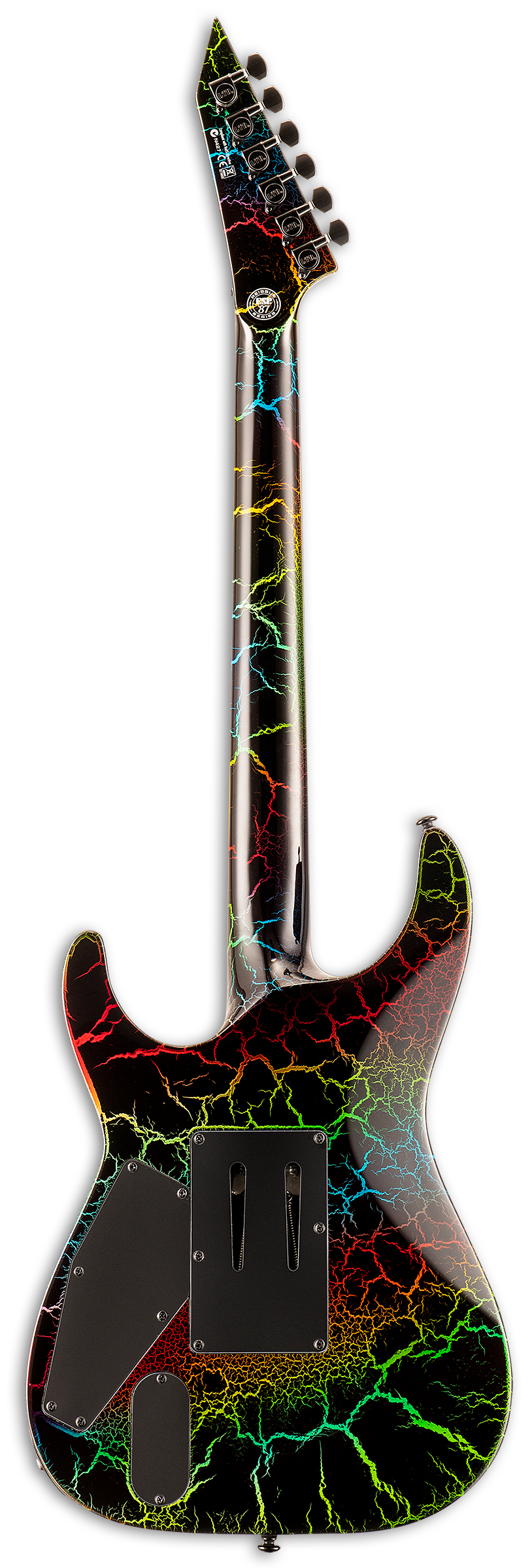 ESP LTD M-1 Custom '87 FR - Rainbow Crackle Zoso Music