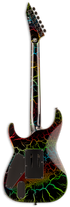 ESP LTD M-1 Custom '87 FR - Rainbow Crackle Zoso Music