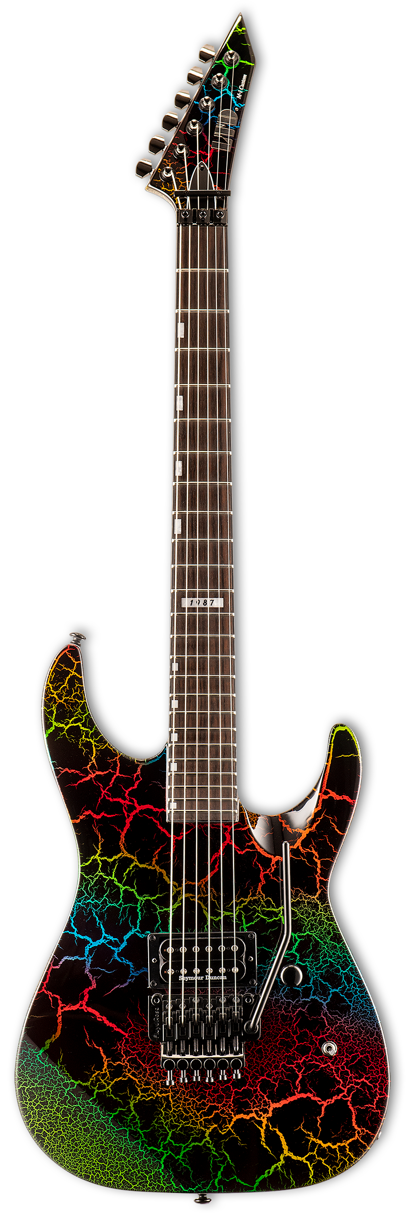 ESP LTD M-1 Custom '87 FR - Rainbow Crackle Zoso Music