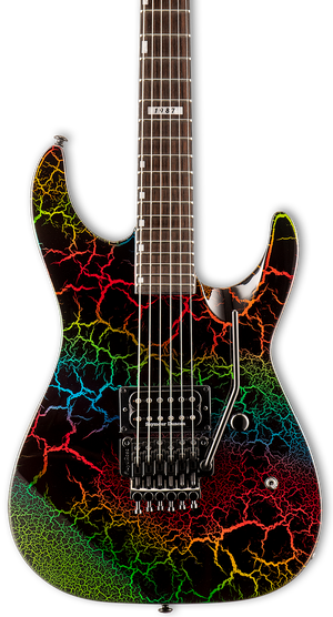 ESP LTD M-1 Custom '87 FR Electric Guitar - Rainbow Crackle |  LTD |  ELECTRIC GUITAR |  Zoso Music