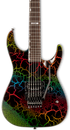 ESP LTD M-1 Custom '87 FR Electric Guitar - Rainbow Crackle |  LTD |  ELECTRIC GUITAR |  Zoso Music