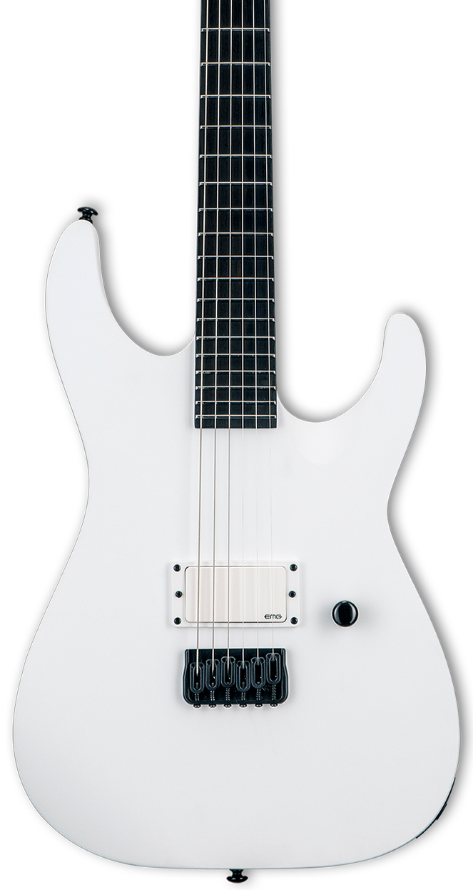ESP LTD M-HT Arctic Metal Electric Guitar - Snow White Satin
