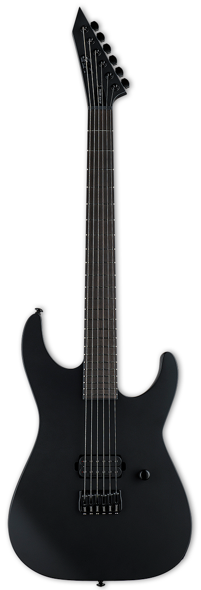 ESP LTD M-HT Black Metal Electric Guitar - Black Satin