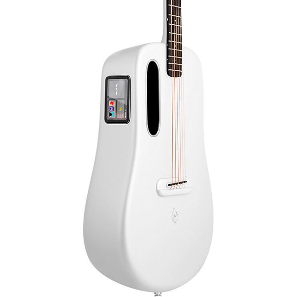 Lava ME 4 36″ Carbon Fiber Acoustic-Electric Guitar with Airflow Bag - White