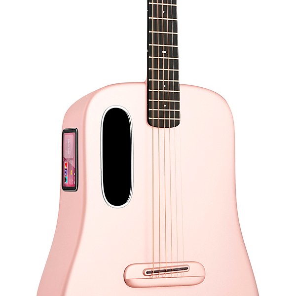 Lava ME 4 36″ Carbon Fiber Acoustic-Electric Guitar with Airflow Bag - Pink