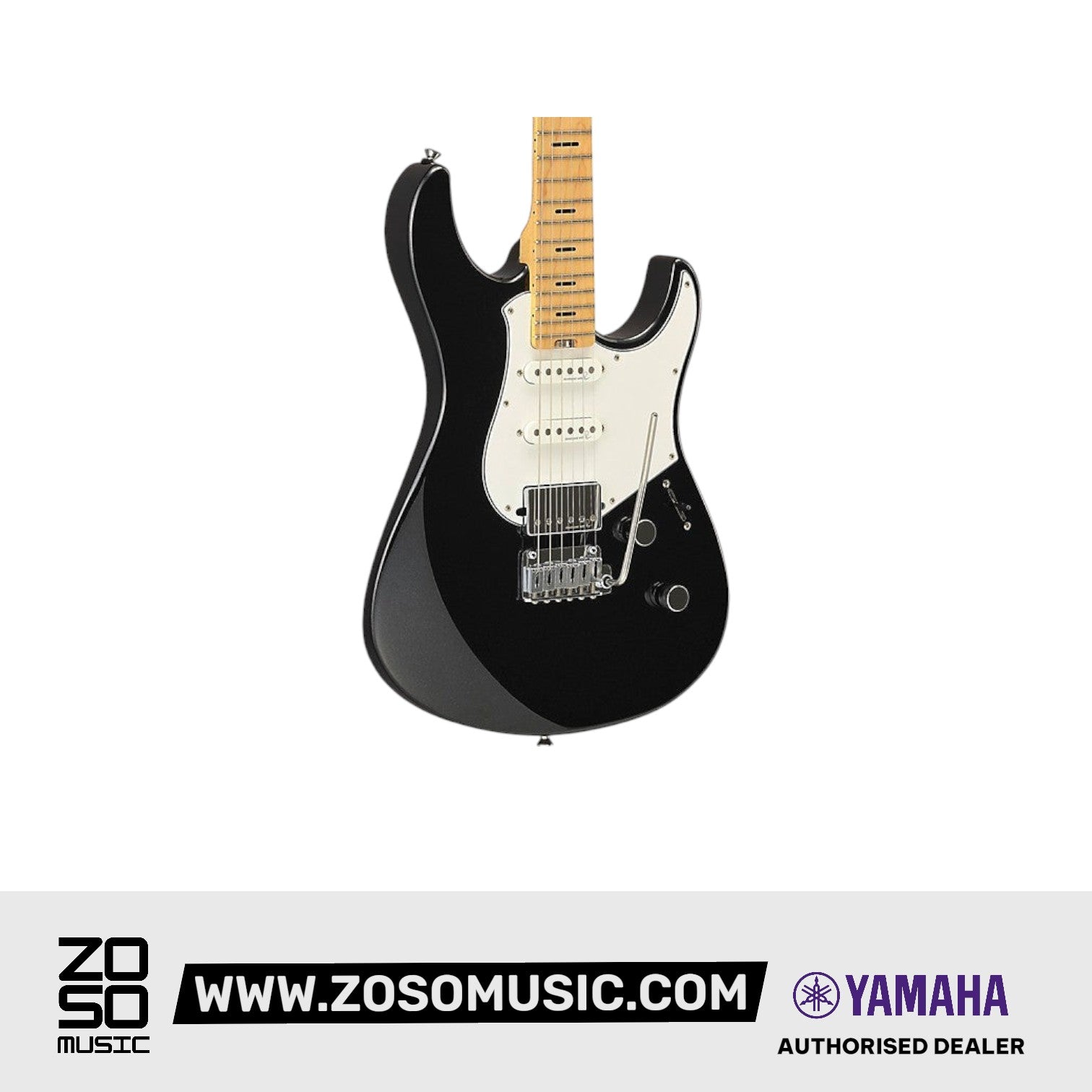 Yamaha PACP12M Pacifica Professional Electric Guitar (PACP-12M) - Metallic Black |  YAMAHA MUSIC |  ELECTRIC GUITAR |  Zoso Music