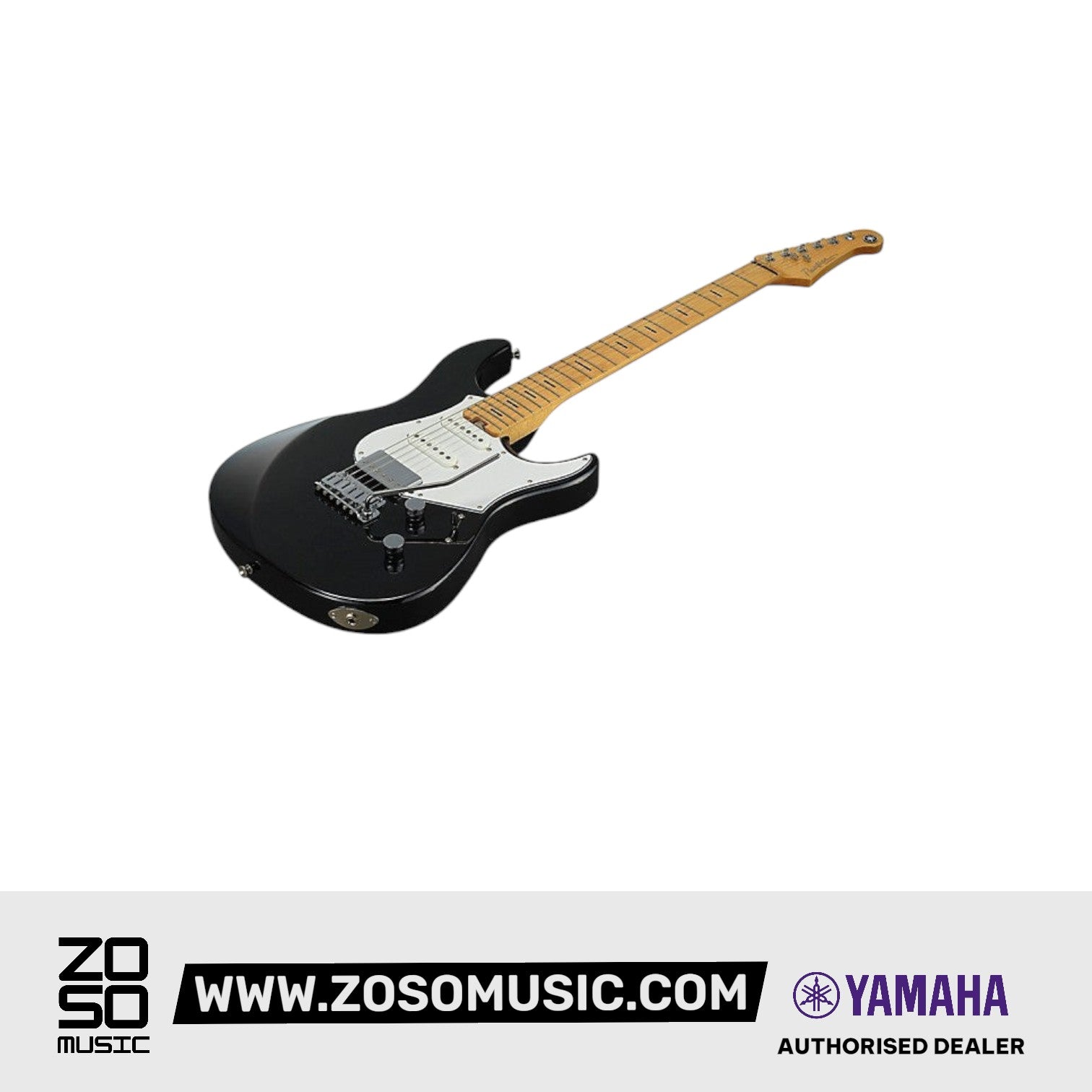 Yamaha PACP12M Pacifica Professional Electric Guitar (PACP-12M) - Metallic Black |  YAMAHA MUSIC |  ELECTRIC GUITAR |  Zoso Music