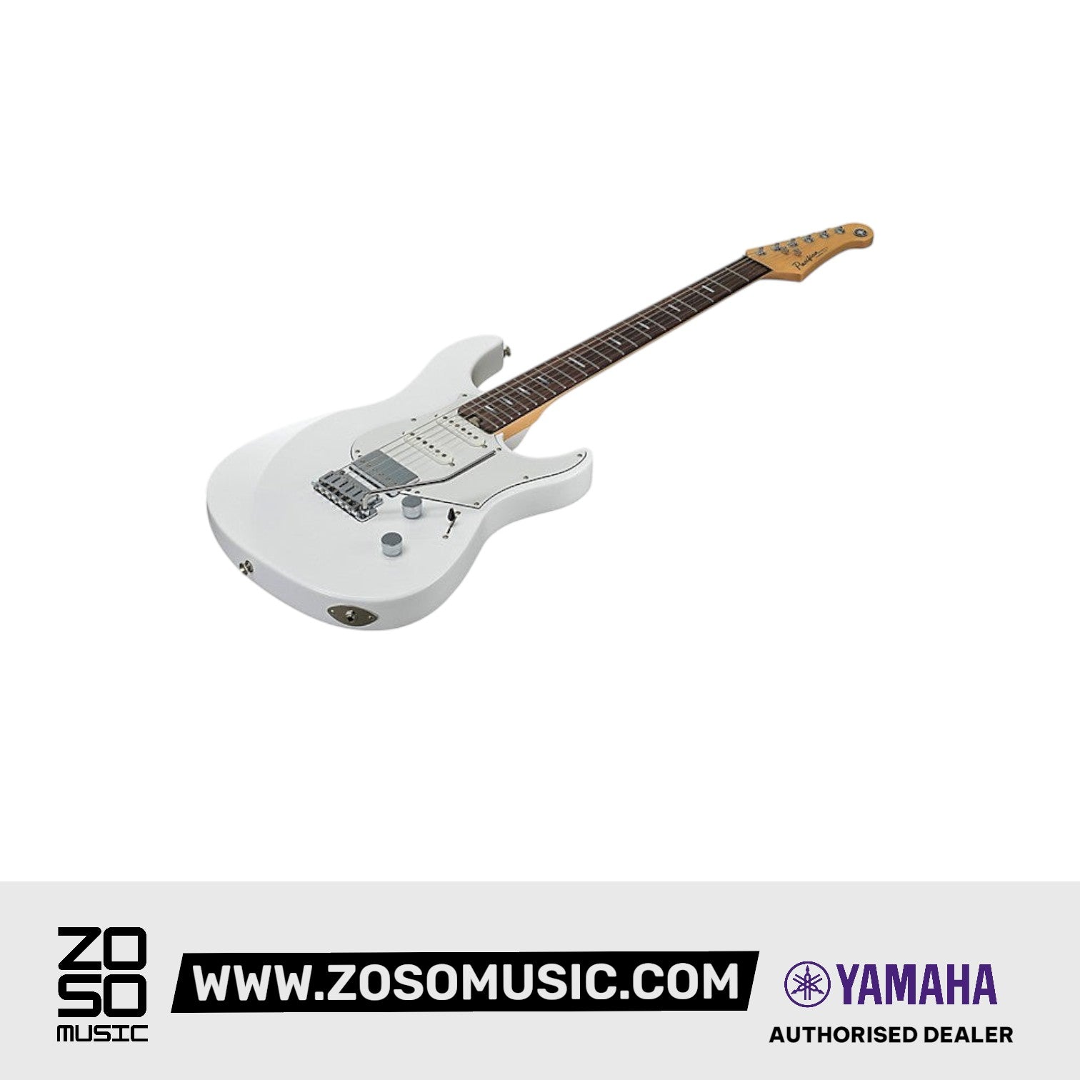 Yamaha PACS+12 Pacifica Standard Plus Electric Guitar, Rosewood Fingerboard - Shell White |  YAMAHA MUSIC |  ELECTRIC GUITAR |  Zoso Music