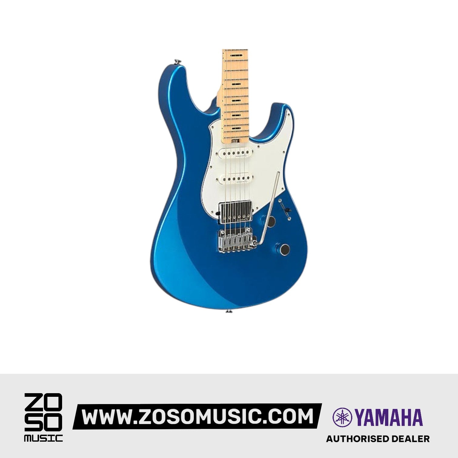 Yamaha PACS+12M Pacifica Standard Plus Electric Guitar, Maple Fingerboard - Sparkle Blue |  YAMAHA MUSIC |  ELECTRIC GUITAR |  Zoso Music